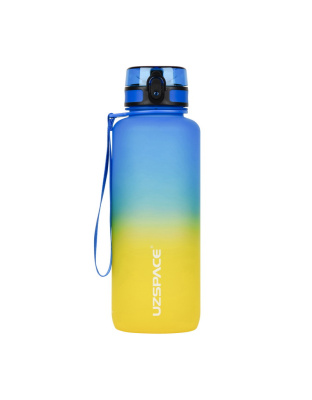 UZSPACE Uzspace Frosted Gradient Waterbottle 3056 (1,5 L, blue/yellow)