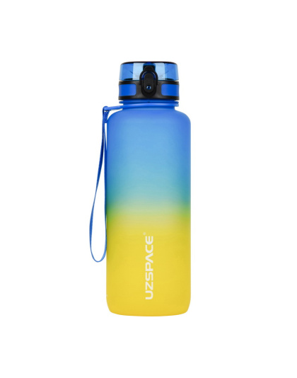 UZSPACE Uzspace Frosted Gradient Waterbottle 3056 (1,5 L, blue/yellow)