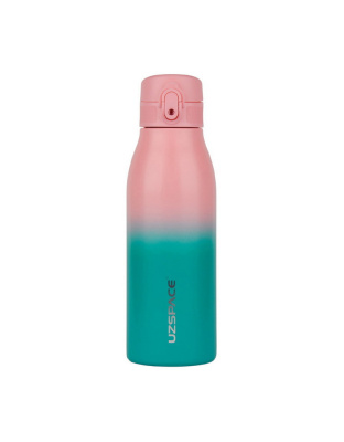 UZSPACE Uzspace Iron Gradient Waterboottle 4203 (600 ml, pink/blue)