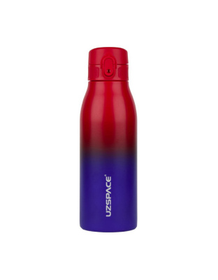 UZSPACE Uzspace Iron Gradient Waterboottle 4203 (600 ml, red/blue)