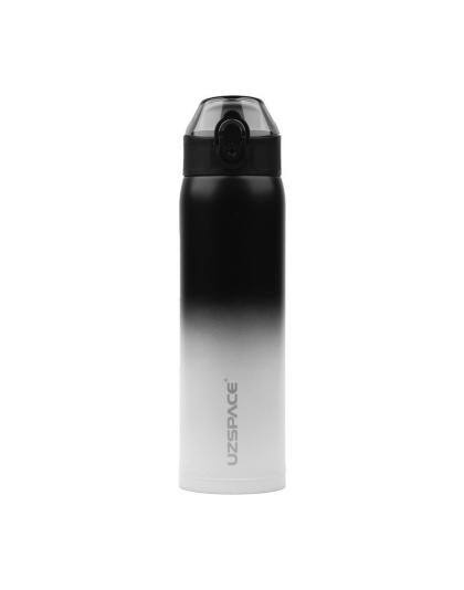 UZSPACE Uzspace X4 Gradient Waterboottle 4201 (500 ml, black/white)