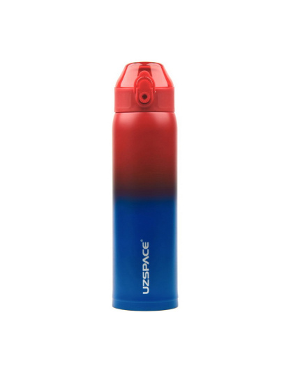 UZSPACE Uzspace X4 Gradient Waterboottle 4201 (500 ml, red/blue)