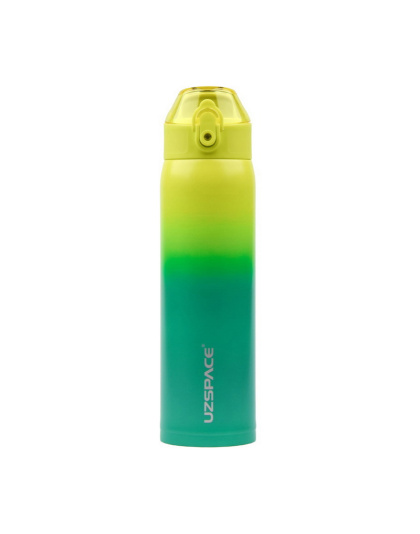 UZSPACE Uzspace X4 Gradient Waterboottle 4201 (500 ml, yellow/green)