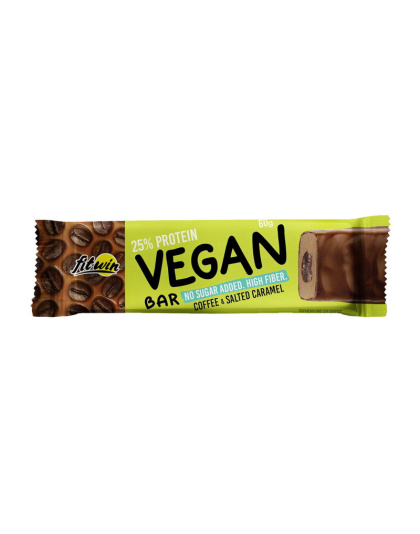 FitWin 25% Vegan Bar (60 g, coffee & salted caramel)