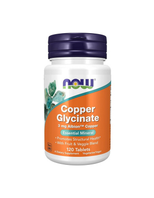 NOW Copper Glycinate (120 tabs)