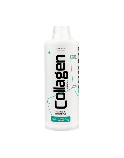 Progress Nutrition Fish Collagen Peptides Liquid (1 l, mango-pineapple)