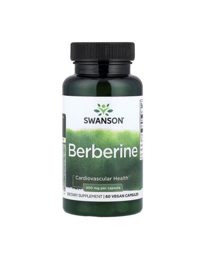 Swanson Berberine 400 mg (60 veg caps)
