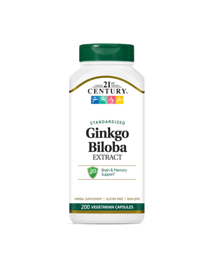 21st Century Ginkgo Biloba Extract (200 veg caps)