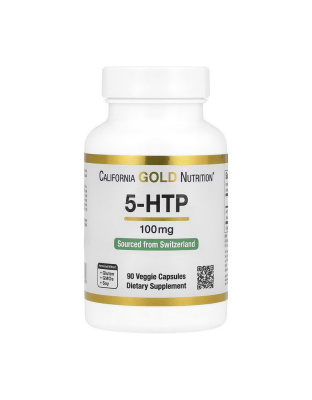 California Gold Nutrition 5-HTP 100 mg (90 veg caps)