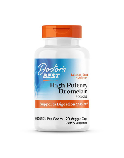 Doctor's BEST High Potency Bromelain (90 veg caps)