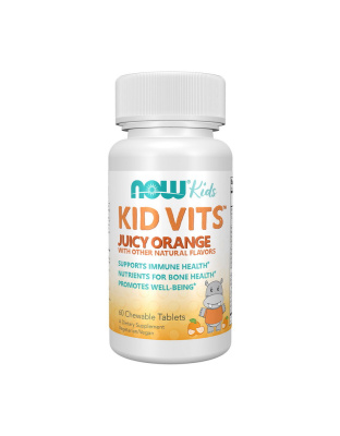NOW Kid Vits (60 chewables, juicy orange)