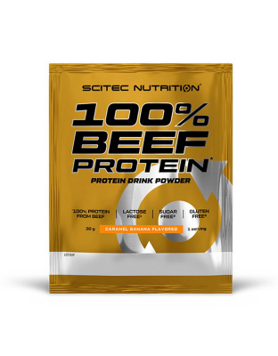 Scitec Nutrition 100% Beef Protein (30 g, cinnamon roll)