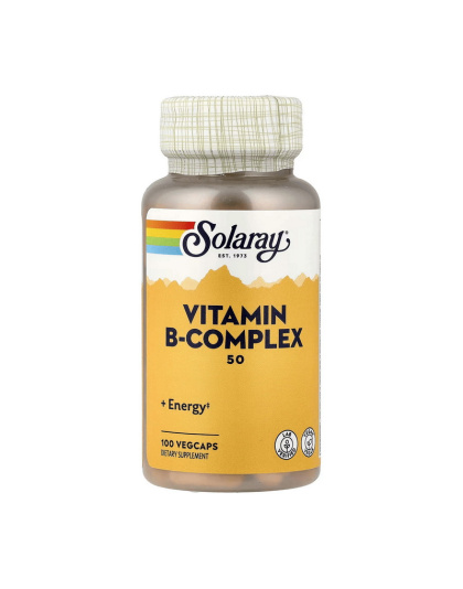 Solaray Vitamin B-Complex 50 (100 veg caps)