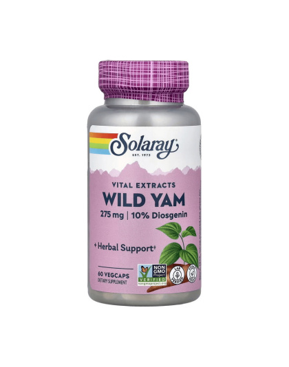 Solaray Wild Yam (60 veg caps)