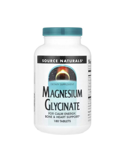 Source Naturals Magnesium Glycinate (180 tab)