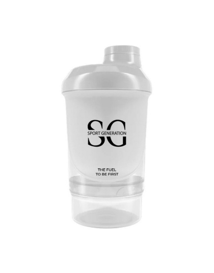 Sport Generation Shaker 2 in 1 (300 ml, white)