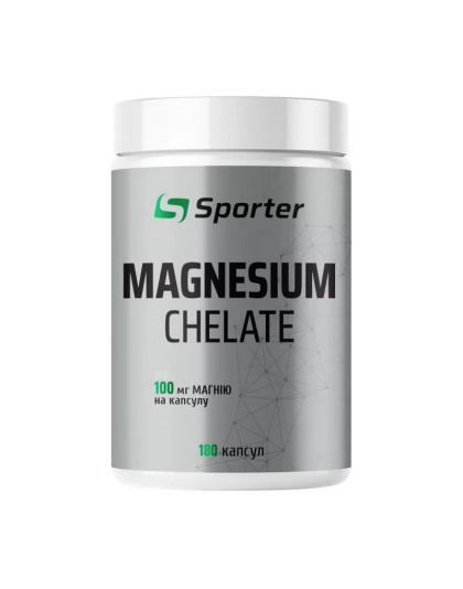 Sporter Magnesium Chelate 100 mg (180 caps)