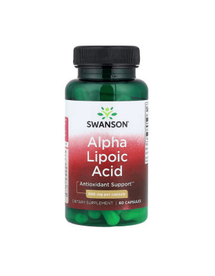 Swanson Alpha Lipoic Acid 600 mg (60 veg caps)