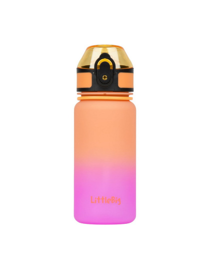 UZSPACE Littlebig Waterbottle 3020 (350 ml, orange/pink)