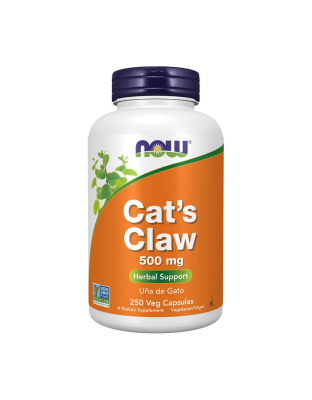 NOW Cat`s Claw 500 mg (термін до 28.09.2026) (250 veg caps)