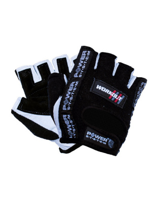 Power System Workout Gloves Black 2200BK (M size)
