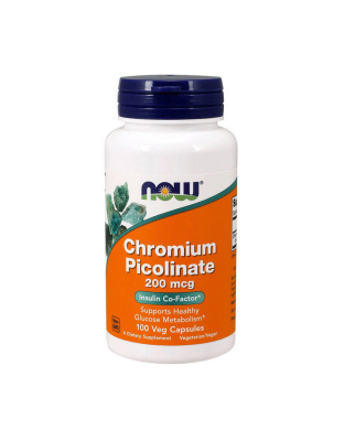 NOW Chromium Picolinate 200 mcg (100 caps)