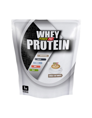 Power Pro Whey Protein +урсоловая кислота (1 kg, flat white)