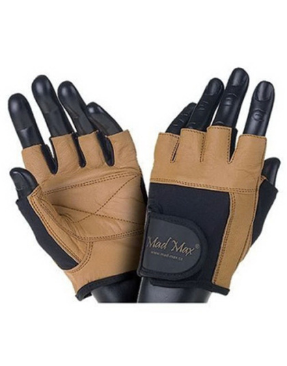 Mad Max Fitness Workout Gloves Brown/Black MFG-444 (S size)