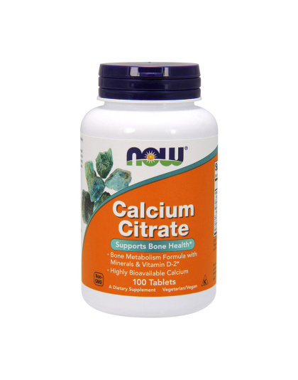 NOW Calcium Citrate (100 tabs)