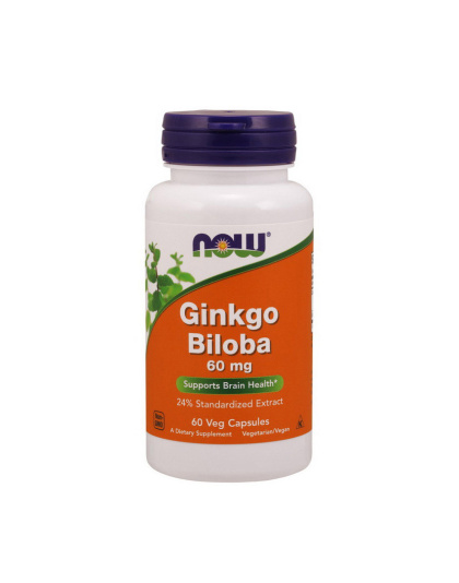 NOW Ginkgo Biloba 60 mg (60 caps)