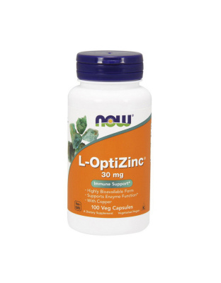 NOW L-OptiZinc 30 mg (100 caps)