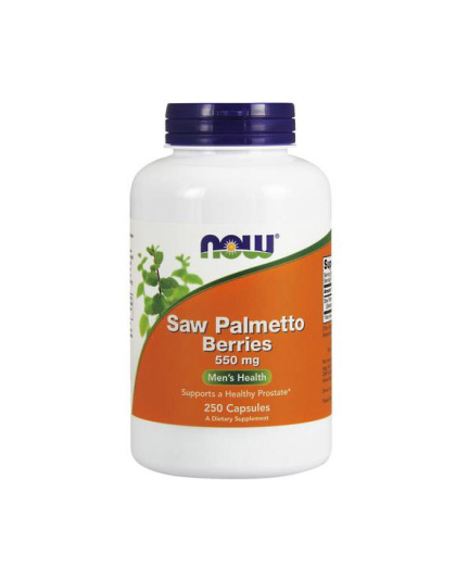 NOW Saw Palmetto Berries 550 mg (250 caps)