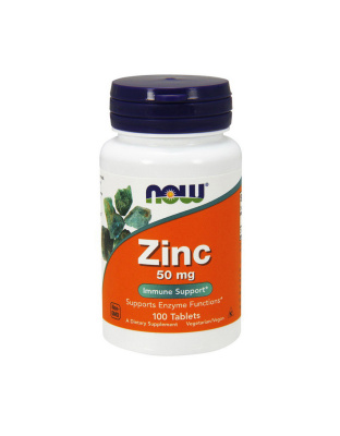 NOW Zinc 50 mg (100 tabs)