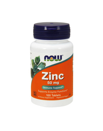 NOW Zinc 50 mg (100 tabs)