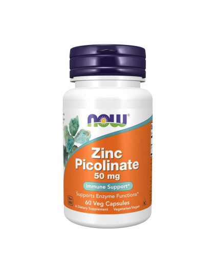 NOW Zinc Picolinate 50 mg (60 caps)