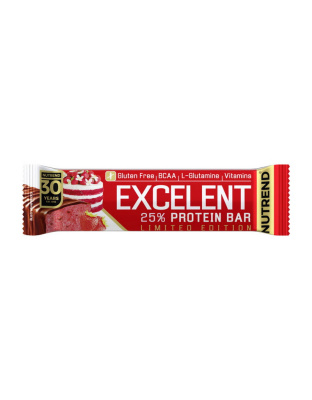 Nutrend Excelent Protein Bar (85 g, strawberry cake)