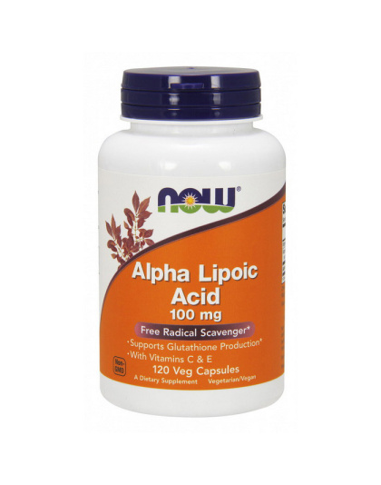 NOW Alpha Lipoic Acid 100 mg (120 veg caps)