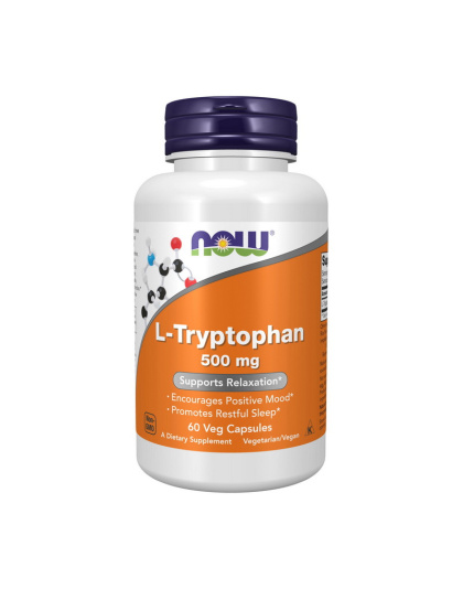 NOW L-Tryptophan 500 mg (60 veg caps)