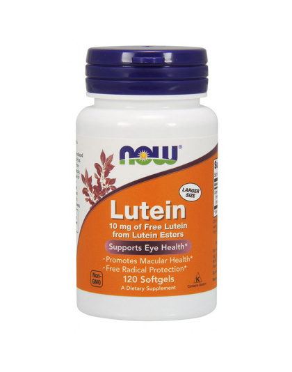 NOW Lutein 10 mg (120 softgel)