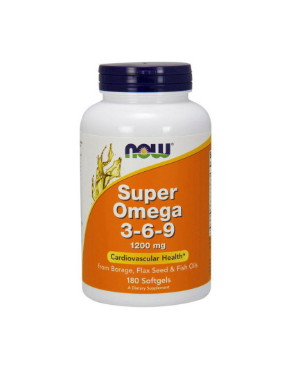 NOW Super Omega 3-6-9 1200 mg (180 softgels)