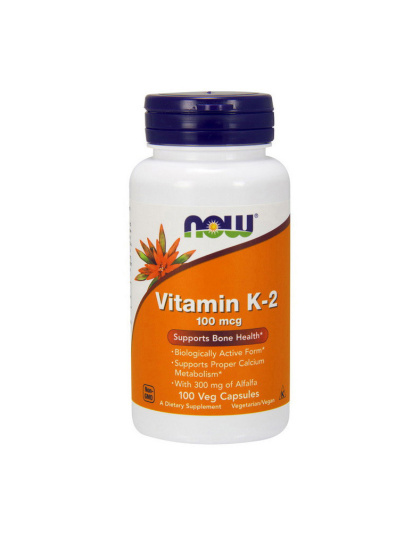 NOW Vitamin K-2 100 mcg (100 veg caps)