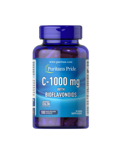 Puritan's Pride C-1000 mg with bioflavonoids (100 caps)