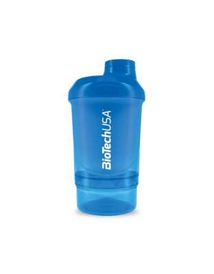 BioTech Shaker Wave Mini + 2 in 1 (300 ml, Schocking Blue)