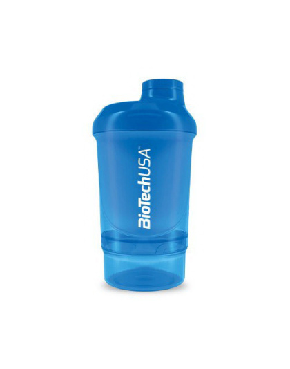 BioTech Shaker Wave Mini + 2 in 1 (300 ml, Schocking Blue)