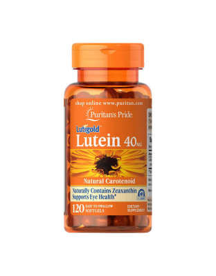 Puritan's Pride Lutein 40 mg contains Zeaxanthin (120 softgels)