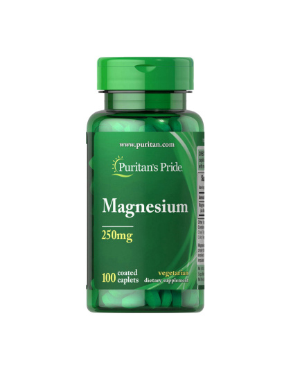 Puritan's Pride Magnesium 250 mg (100 caplets)