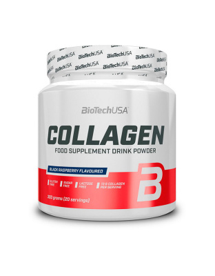 BioTech Collagen (300 g, black raspberry)