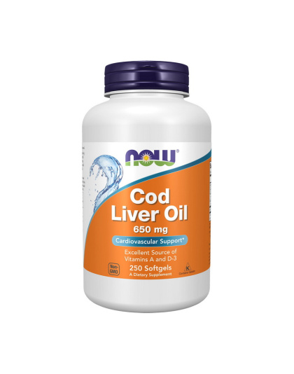 NOW Cod Liver Oil (250 softgels)