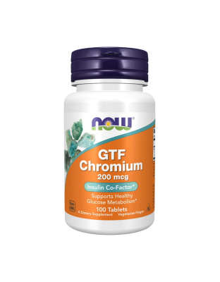 NOW GTF Chromium 200 mcg (100 tab)