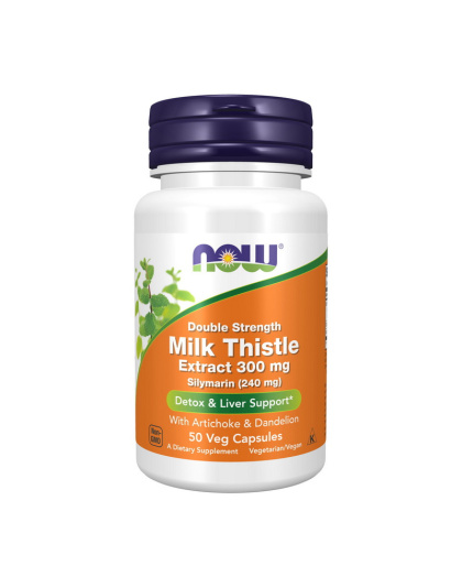 NOW Milk Thistle Extract 300 mg (50 veg caps)